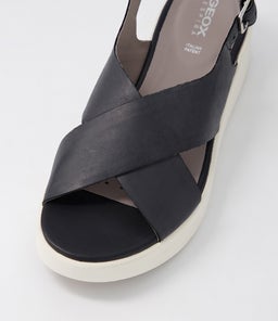 D LAUDARA B GE BLACK LEATHER