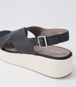 D LAUDARA B GE BLACK LEATHER