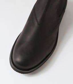 U CLAUDIO A GE BLACK WAXY LEATHER