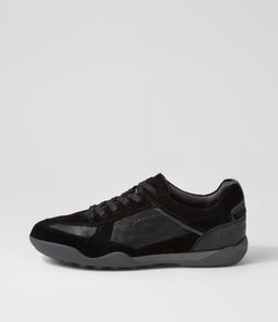 U METODO A GE BLACK SUEDE LEATHER