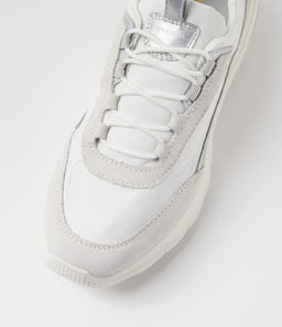 D SPHERICA ACTIF E GE WHITE/OFF WHITE SUEDE MIX