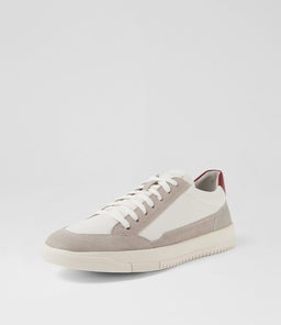 U SEGNALE A LEA+SUEDE GE WHITE GREY LEATHER SUEDE