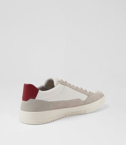 U SEGNALE A LEA+SUEDE GE WHITE GREY LEATHER SUEDE