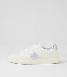 D MELEDA B GE WHITE SILVER MIX LEATHER
