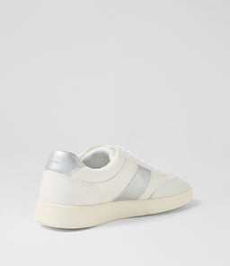 D MELEDA B GE WHITE SILVER MIX LEATHER