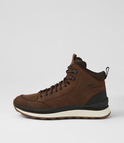 U SPHERICA ACTIF X2 B ABX A GE COFFEE BLACK LEATHER