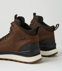 U SPHERICA ACTIF X2 B ABX A GE COFFEE BLACK LEATHER