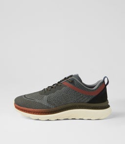 U SPHERICA ACTIF X C GE MILITARY BLACK TEXTILE