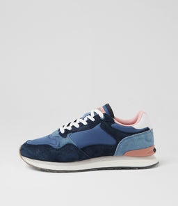 CITY CORK HF NAVY BLUE LEATHER FABRIC