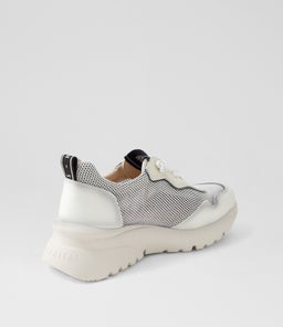 POLINESIA 94 HI PANNA WHITE MESH LEATHER