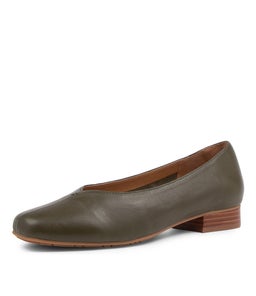 301702 SOLANA HP DARK OLIVE LEATHER