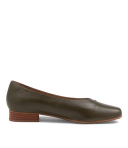 301702 SOLANA HP DARK OLIVE LEATHER