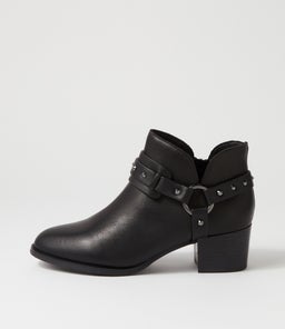 301994 CHIARA W HP BLACK LEATHER