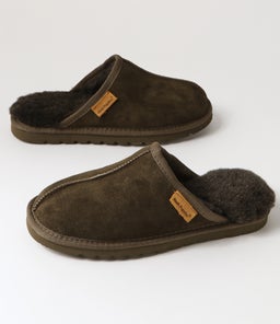 LOCH HP DARK OLIVE SUEDE