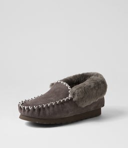 SHAGGY M HP DARK GREY SUEDE