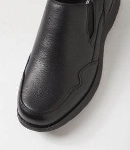 ROUTE HP BLACK TUMBLE LEATHER