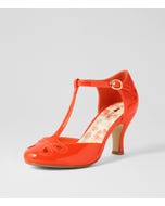 Marie Orange Patent Pu Heels