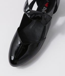 ESTELLA BLACK PATENT PU
