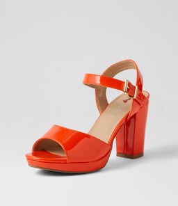 BOUNTYS ORANGE PATENT PU