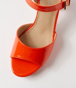 BOUNTYS ORANGE PATENT PU
