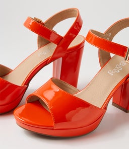 BOUNTYS ORANGE PATENT PU