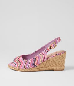 FABIANA IL PURPLE ZIGZAG SYN RAFFIA
