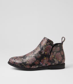 FANDA IL BLACK FLORAL SMOOTH