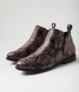 FANDA IL BLACK FLORAL SMOOTH