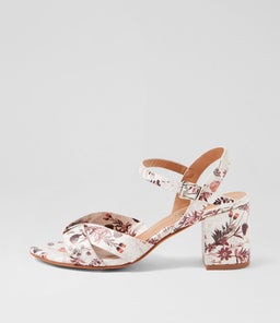 KORA IL WHITE&BROWN FLORAL SMOOTH