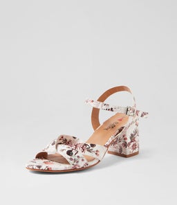 KORA IL WHITE&BROWN FLORAL SMOOTH