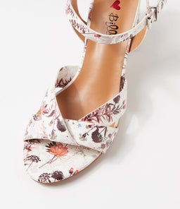 KORA IL WHITE&BROWN FLORAL SMOOTH