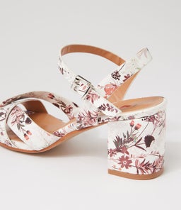 KORA IL WHITE&BROWN FLORAL SMOOTH