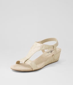 BUNRO IL BEIGE SNAKE METALLIC SMOOTH