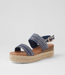 HALLA IL NAVY GLITZ SYN RAFFIA