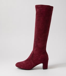 KANTER IL MULBERRY STRETCH MICROSUEDE