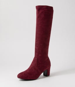 KANTER IL MULBERRY STRETCH MICROSUEDE