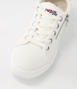 IZZAR IL WHITE RECYCLED CANVAS