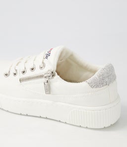 IZZAR IL WHITE RECYCLED CANVAS