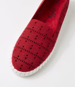 UPPIE IL RED MICROSUEDE