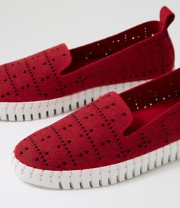 UPPIE IL RED MICROSUEDE