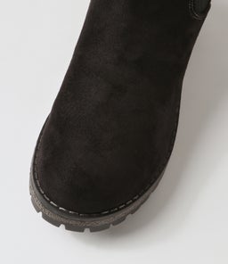 SMALA IL BLACK MICROSUEDE