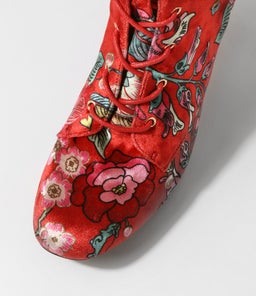 YARNEL IL RED FLORAL VELVET