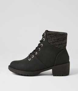 ASENDER IL BLACK NUBUCK PU