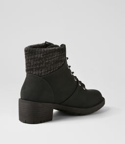 ASENDER IL BLACK NUBUCK PU