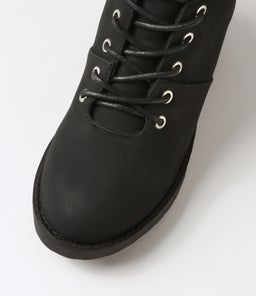 ASENDER IL BLACK NUBUCK PU