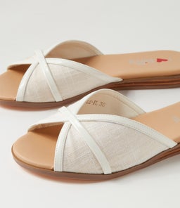 OTHELE IL WHITE WHITE PATENT PU FABRIC