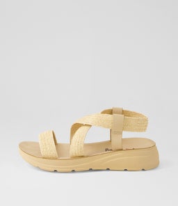 DIRK IL BEIGE BEIGE SOLE SYN RAFFIA