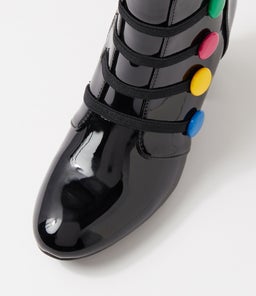MOSIE IL BLACK BRIGHT PATENT PU