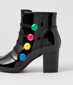 MOSIE IL BLACK BRIGHT PATENT PU