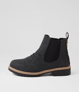 VELEEN IL BLACK NUBUCK PU